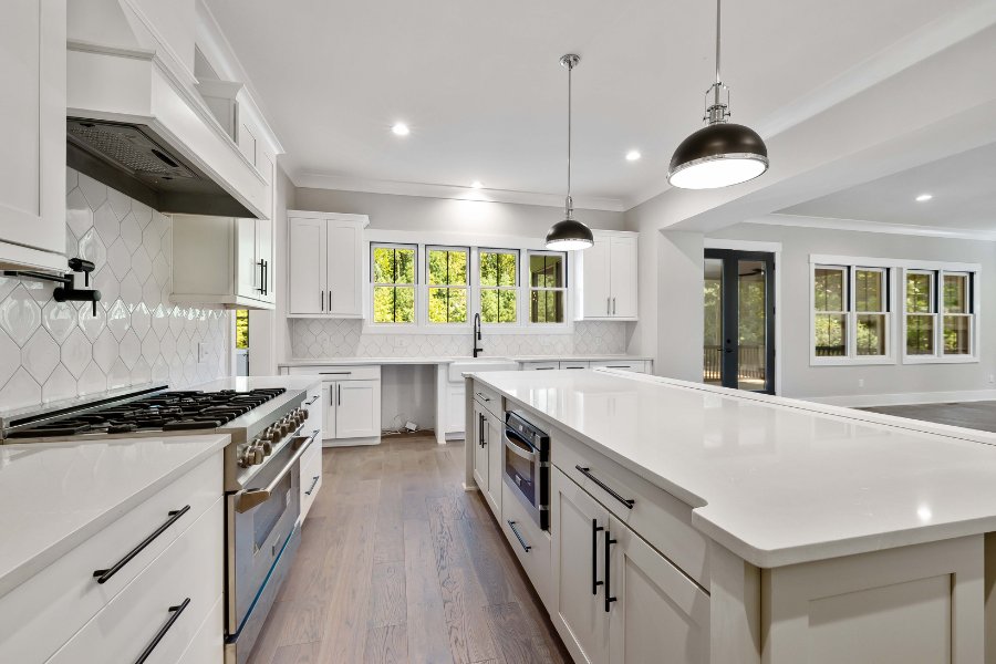 Bright, clean kitchen